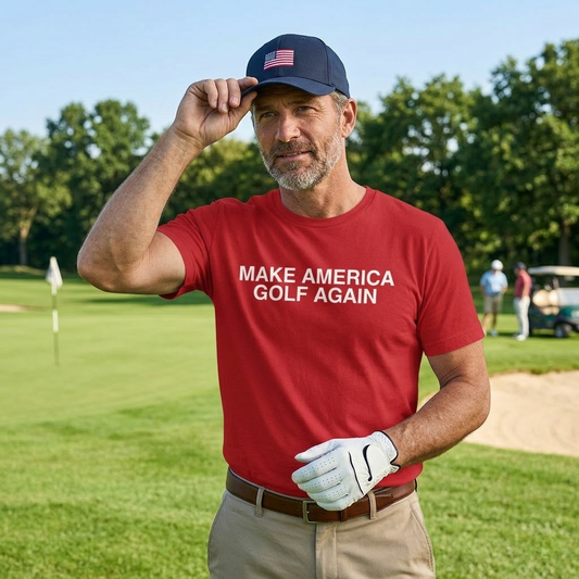 Make America Golf Again — Classic Red Tee